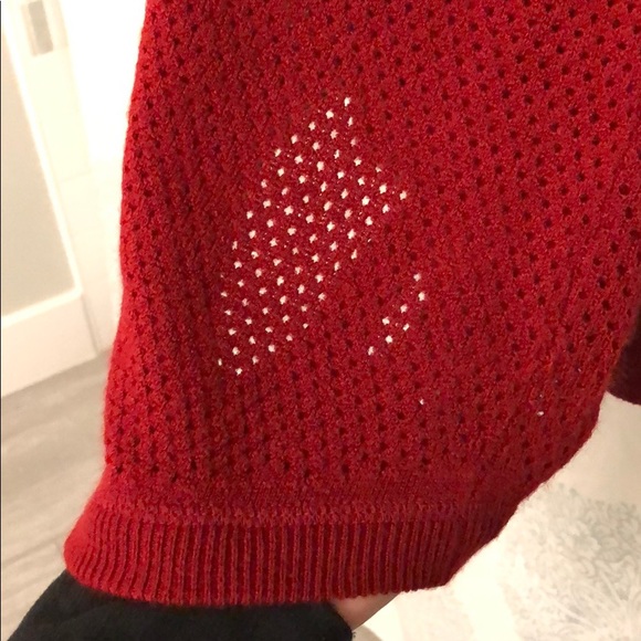 red womens sweater - Picture 7 of 7